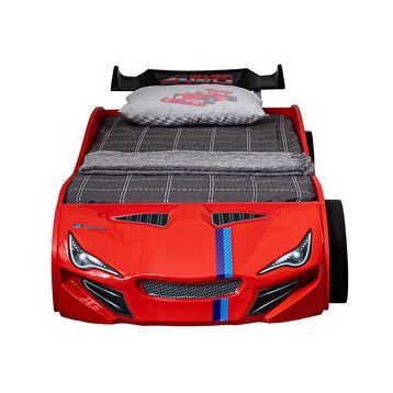 Setay Mobilya Mercedes Standart Rüzgarlıklı Kırmızı Arabalı Yatak