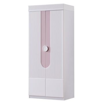 Setay Vira 2 Kapaklı Pembe Dolap