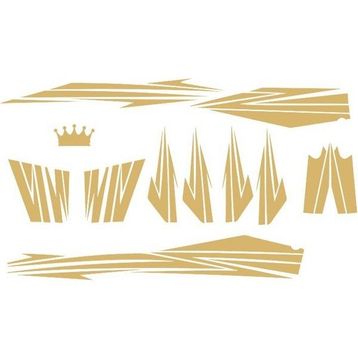 Sevenkardeşler Cup Gold Sticker Seti