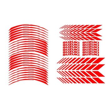 Sevenkardeşler Suzuki Reflektör Kırmızı Uyumlu Racing Şerit