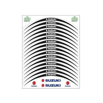 Sevenkardeşler Suzuki Siyah Beyaz Uyumlu Reflektörlü Jant Şeridi