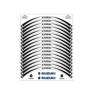 Sevenkardeşler Suzuki Siyah Beyaz Uyumlu Reflektörlü Jant Şeridi