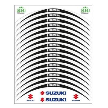 Sevenkardeşler Suzuki Siyah Beyaz Uyumlu Reflektörlü Jant Şeridi