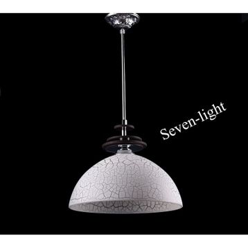 Sevenlight Oje Çatlak Cam Tekli Avize