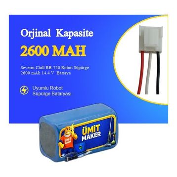 Severin Chill RB-720 2600 Mah Robot Süpürge Batarya