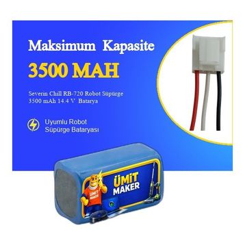 Severin Chill RB-720 3500 Mah Robot Süpürge Batarya