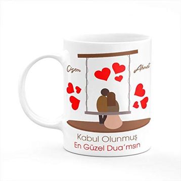Sevgiliye İsimli Kupa Bardak
