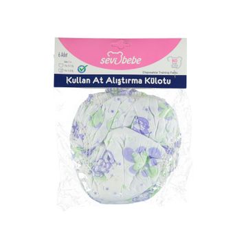 Sevi Bebe 2530 Desenli 6'lı Bebek Alıştırma Külodu