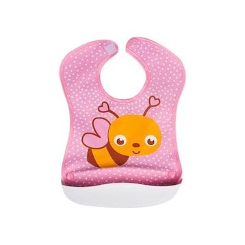 Sevi Bebe ART-72 Arı Plastik Cepli Önlük