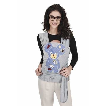 Sevi Bebe Bel Destekli Giymeli Gri Sling