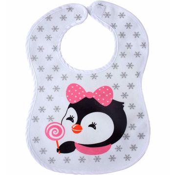 Sevi Bebe Cırtlı Havlu Penguen Mama Önlüğü