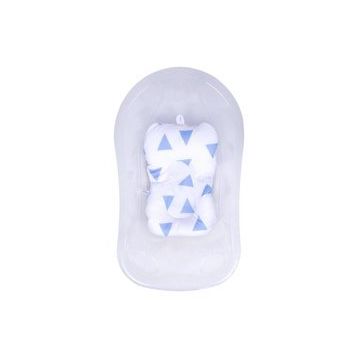 Sevi Bebe Cozy ART-69 Mavi Üçgen Banyo Minderi