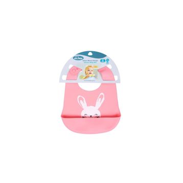 Sevi Bebe Desenli Silikon Mama Önlüğü