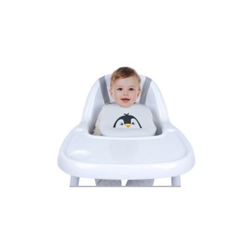 Sevi Bebe Gri Ayarlanabilir Silikon Mama Önlüğü
