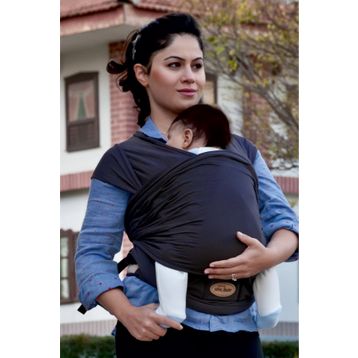 Sevi Bebe Gri Bel Destekli Sling