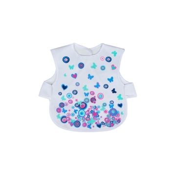 Sevi Bebe Lüks Nazar Boncuğu Desenli Giymeli Mama Önlüğü