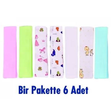 Sevi Bebe Organik Müslin 6'lı 30x30 cm Mendil