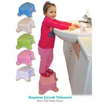 Sevi Bebe Pembe Kaymaz Çocuk Taburesi