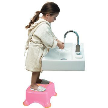 Sevi Bebe Pembe Kaymaz Çocuk Taburesi