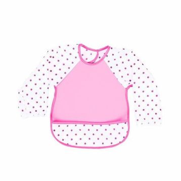 Sevi Bebe Pembe Kollu Önlük