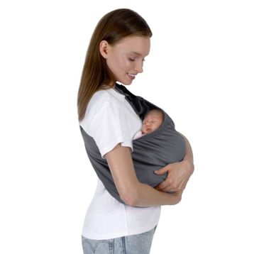 Sevi Bebe Pratik Sling Gri Kanguru
