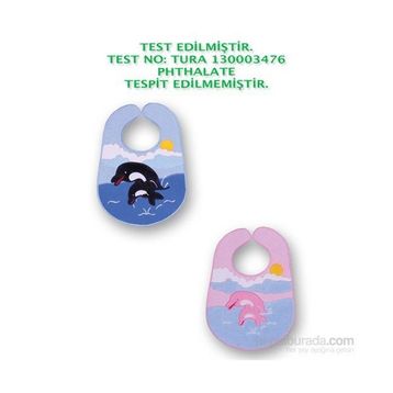 Sevi Bebe Sevimli Yunuslar Mavi Mama Önlüğü