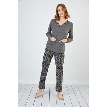 Sevim 13174 V Yaka Kadın Pijama Takımı