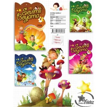 Sevimli Boyama 4 Kitap Takım - kollektif