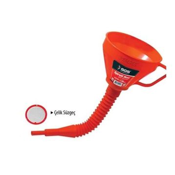 SGS 1.2 lt Çelik Süzgeçli Spiralli Huni