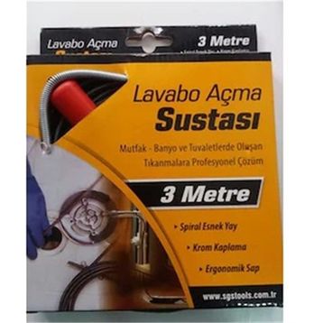 SGS 3 mt Lavabo Açma Sustası