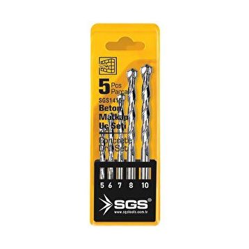 SGS 5-6-7-8-10 mm Matkap Ucu Seti