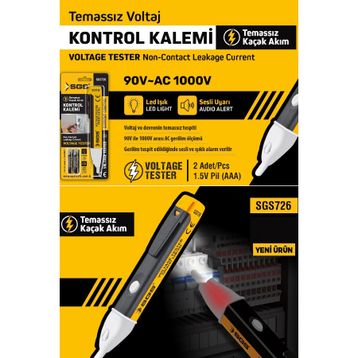SGS 726 Temassız Voltaj Kalemi