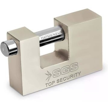 SGS 90 mm Saten Kaplama Kayar Milli Asma Kilit