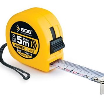 SGS SGS2002 5 mx25 mm Şerit Metre