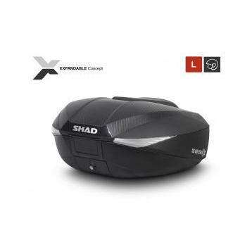 Shad SH58X Siyah Carbon Arka Motosiklet Çantası