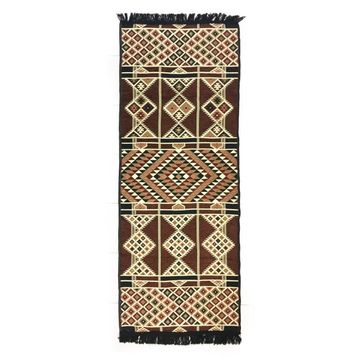 Shark Anatolia Baklava Kahve 70x190 cm Kilim
