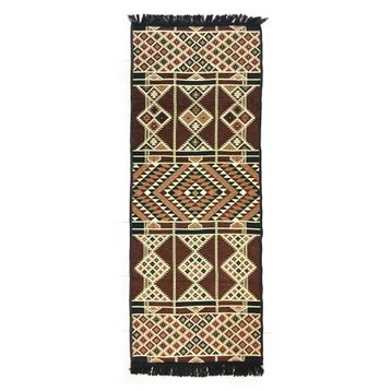 Shark Anatolia Baklava Kahve 70x190 cm Kilim