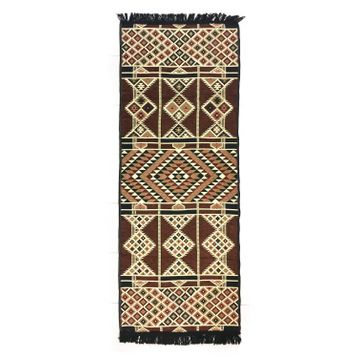 Shark Anatolia Baklava Kahve 70x190 cm Kilim