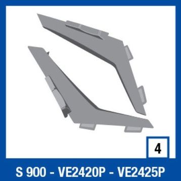 Shark VE2420P Şeffaf S900 Tepe Havalandırma