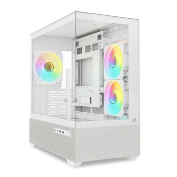 Sharkoon MK7 ARGB Fanlı Beyaz ATX Gaming Bilgisayar Kasası