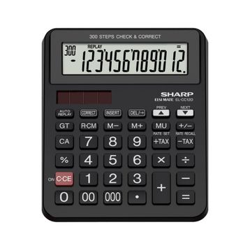 Sharp EL-CC12D 12 Hane İşlem Kontrollü Masaüstü Hesap Makinesi