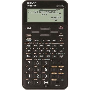 Sharp EL-W531TLB-BK Siyah Hesap Makinesi