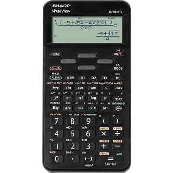 Sharp EL-W531TLB-BK Siyah Hesap Makinesi