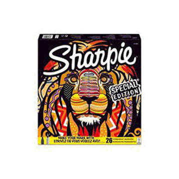 Sharpie 2110123 26'lı Aslan Fine Permanent Markör Kalem