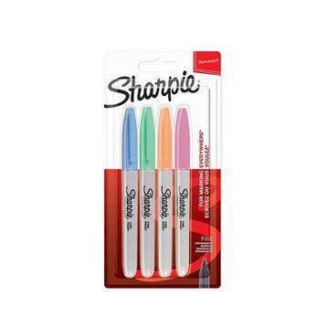Sharpie Fine Permanent Marker Pastel Renkler 4’lü Set