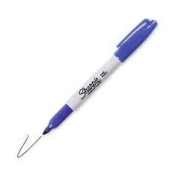 Sharpie Mavi Fine Permanent Markör Kalem