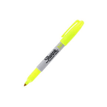 Sharpie Neon Permanent Fosforlu Sarı Markör Kalem