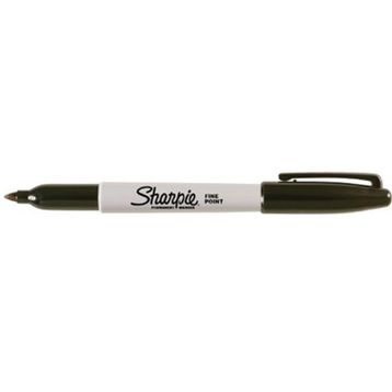 Sharpie Siyah Permanent Marker Çizim Kalemi