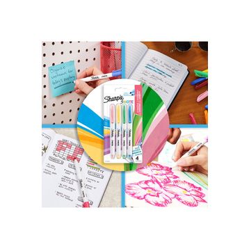 Sharpie Snote 4'lü Blister Karışık Renkli Kalem
