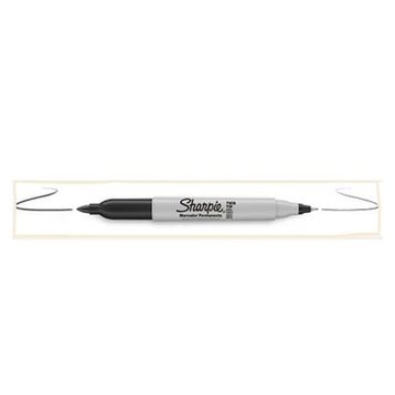 Sharpie Twin Çift Uçlu Permanent Siyah Markör